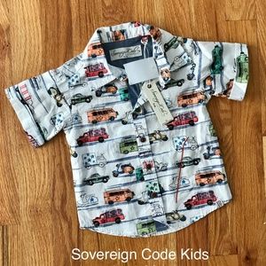 Sovereign Code Kids short sleeved button down